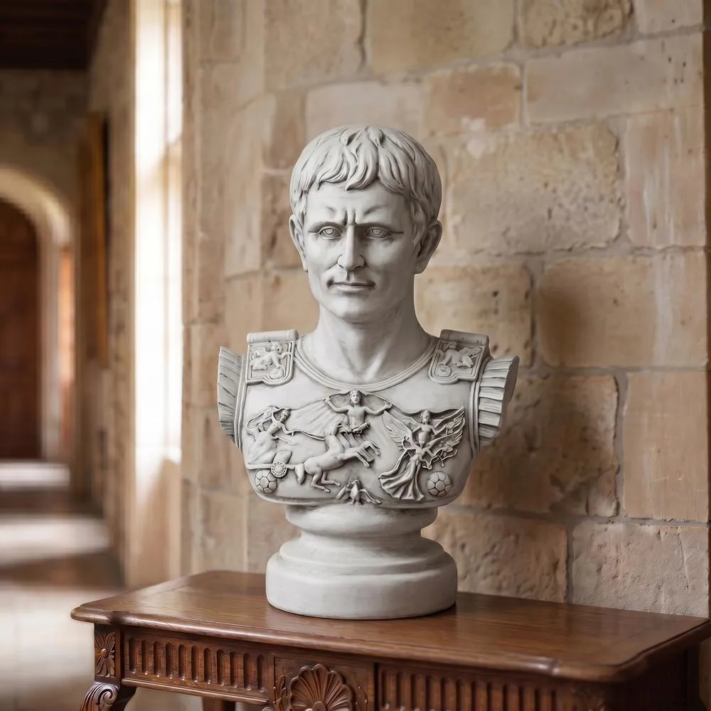 Augustus Caesar Prima Porta Roman Emperor Sculptural Bust
