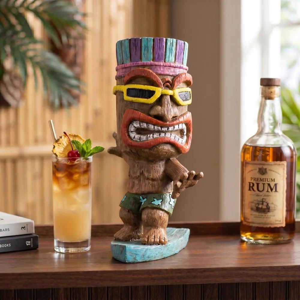Kahuna Tiki Surfer Dude Statue