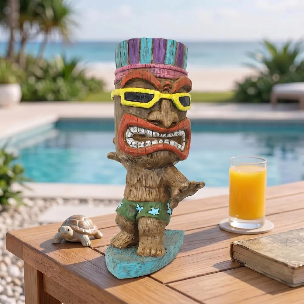 Kahuna Tiki Surfer Dude Statue