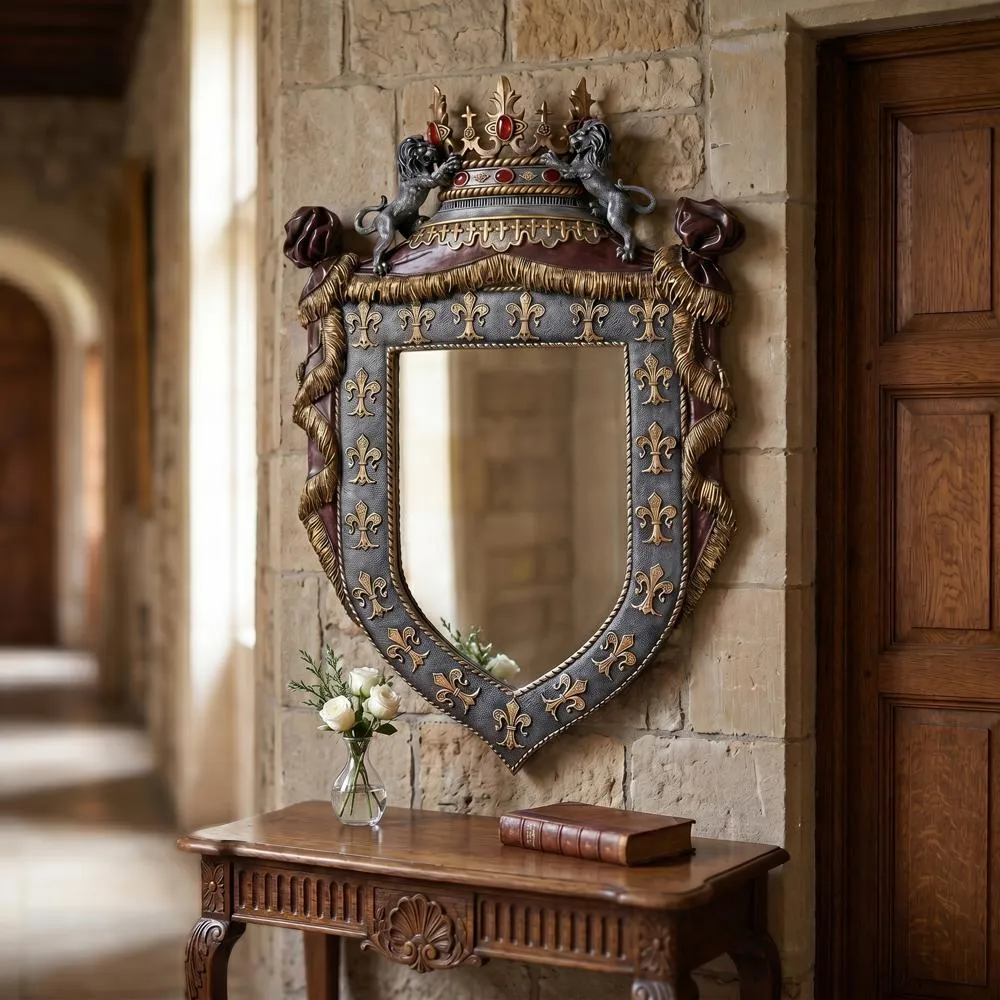 Chateau Saint Roche Sculptural Wall Mirror