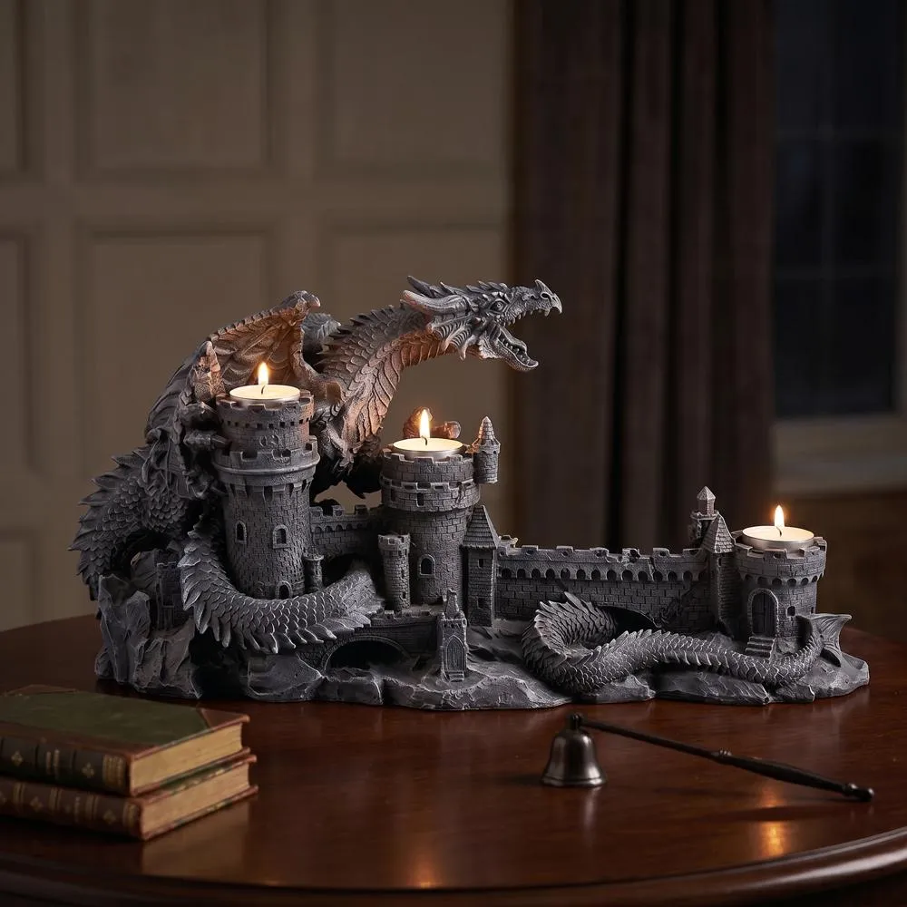 The Dragon's Wrath Sculptural Candle Holder