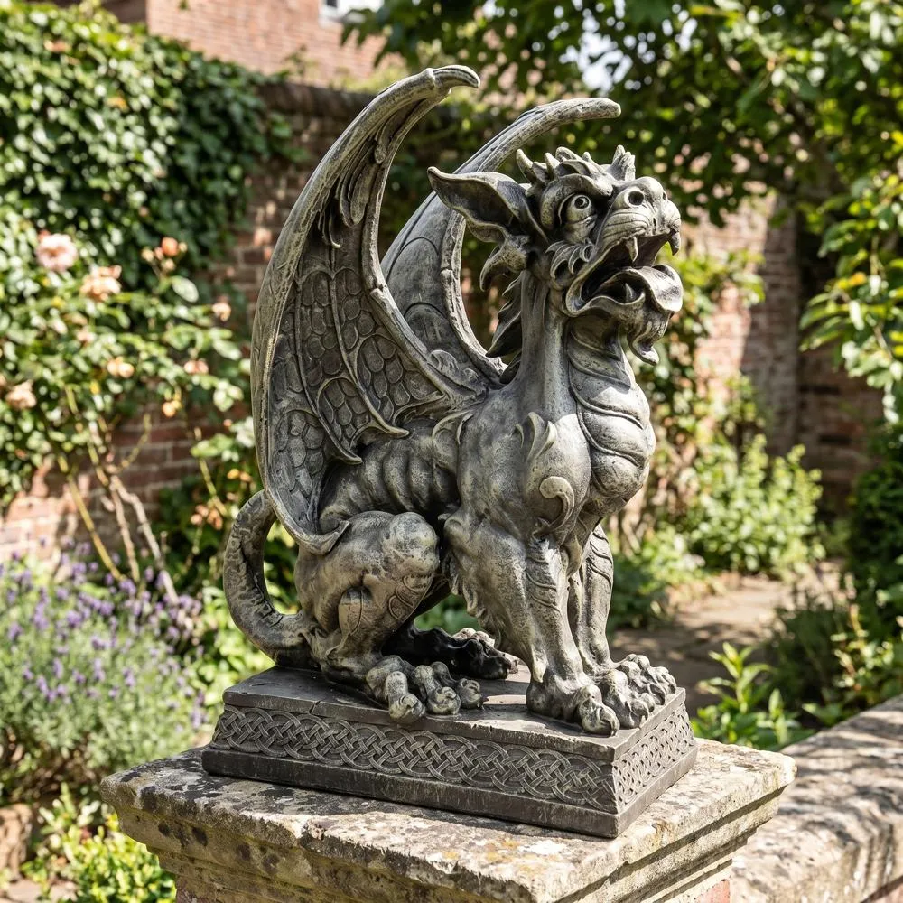 Saint Ambrose Gate Gargoyle Sentinel Statue: Argos
