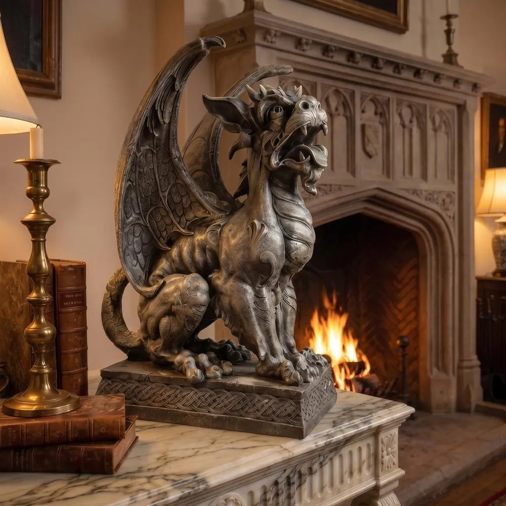 Saint Ambrose Gate Gargoyle Sentinel Statue: Argos