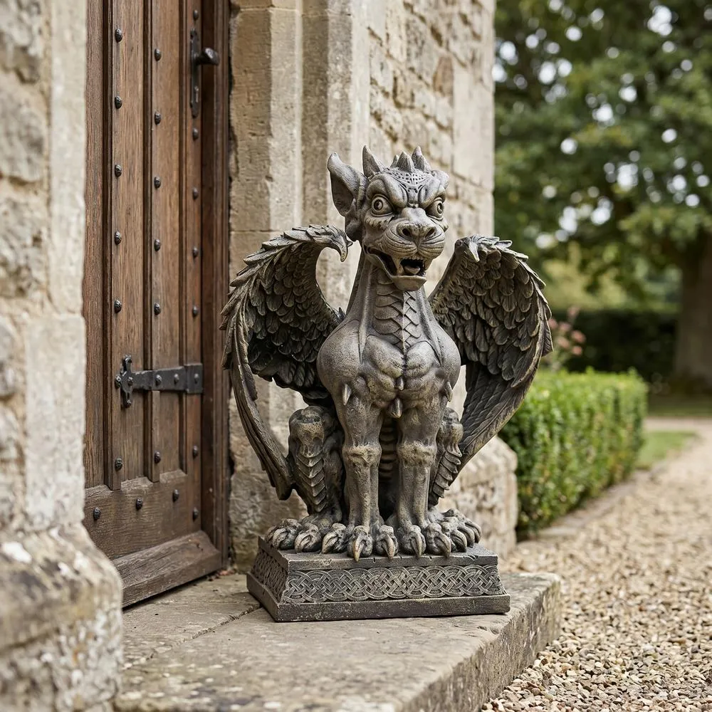 Saint Ambrose Gate Gargoyle Sentinel Statue: Boden
