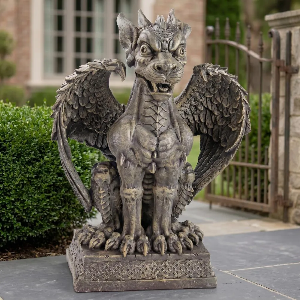 Saint Ambrose Gate Gargoyle Sentinel Statue: Boden