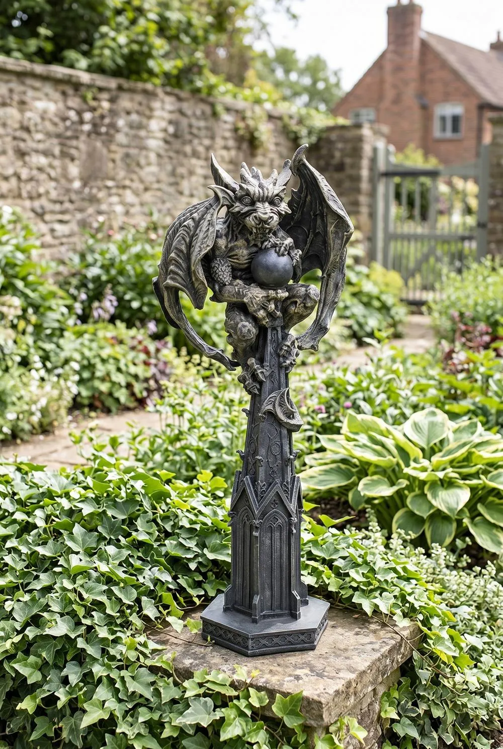 Raptor, Gargoyle Surveyor of the Realm Statue
