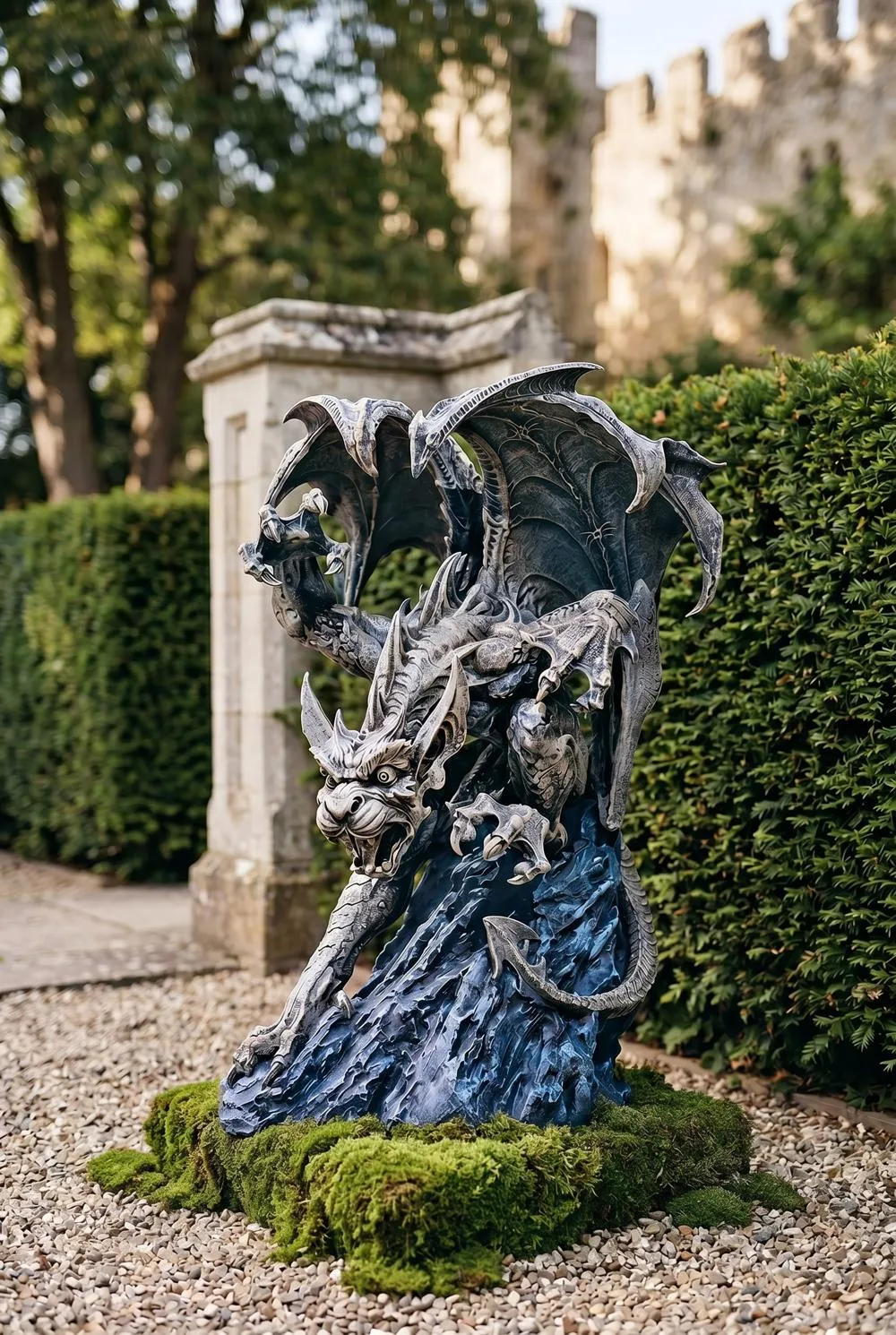 Scatheus, Guardian of the Shadows Gargoyle Statue