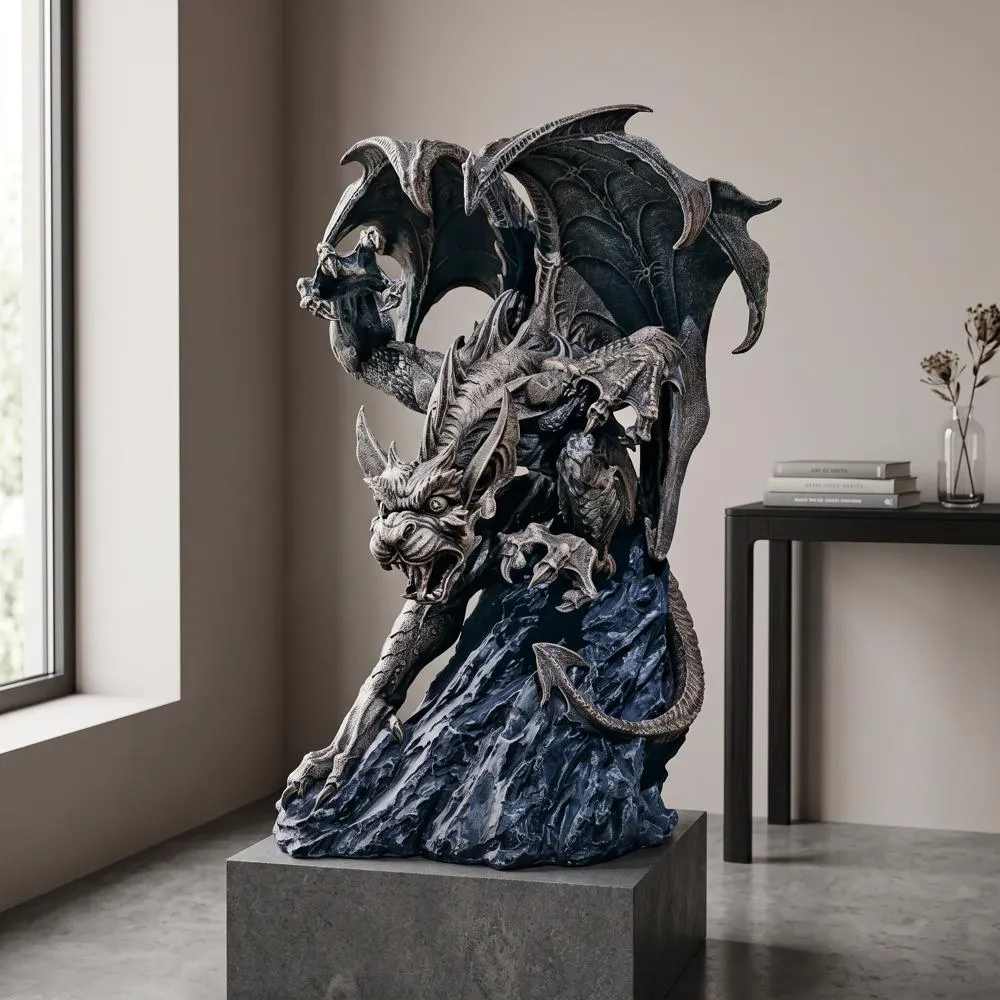 Scatheus, Guardian of the Shadows Gargoyle Statue