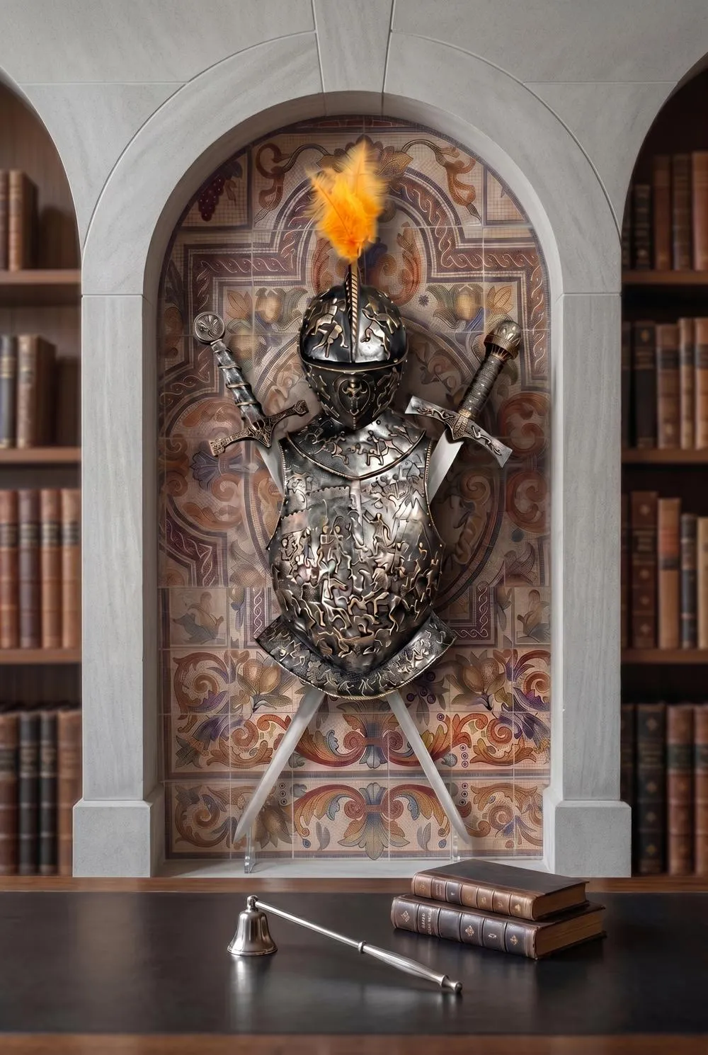 Battle of Bannockburn Armor Wall Sculpture Collection