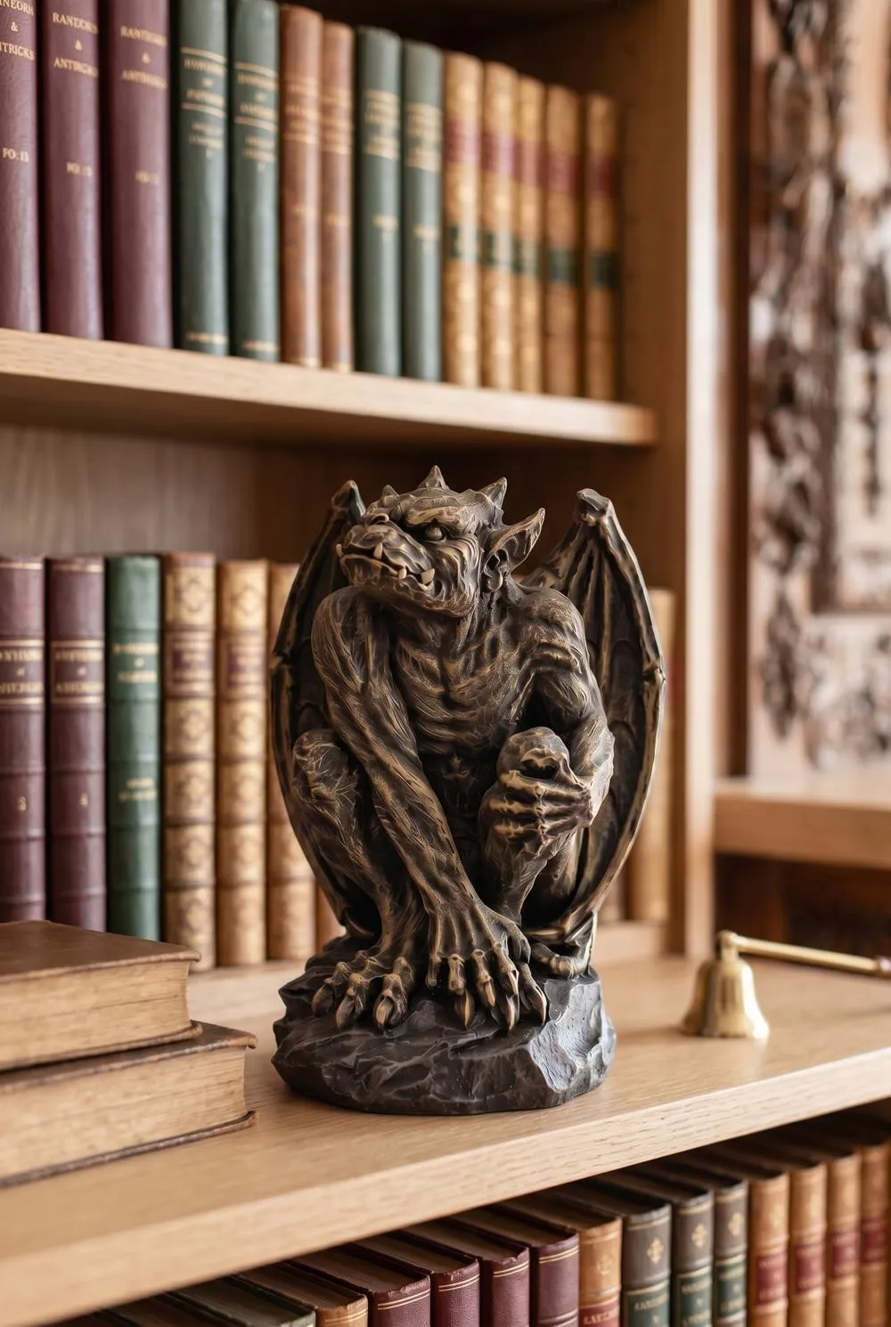 Silas the Gothic Gargoyle Sentry Statue: Medium