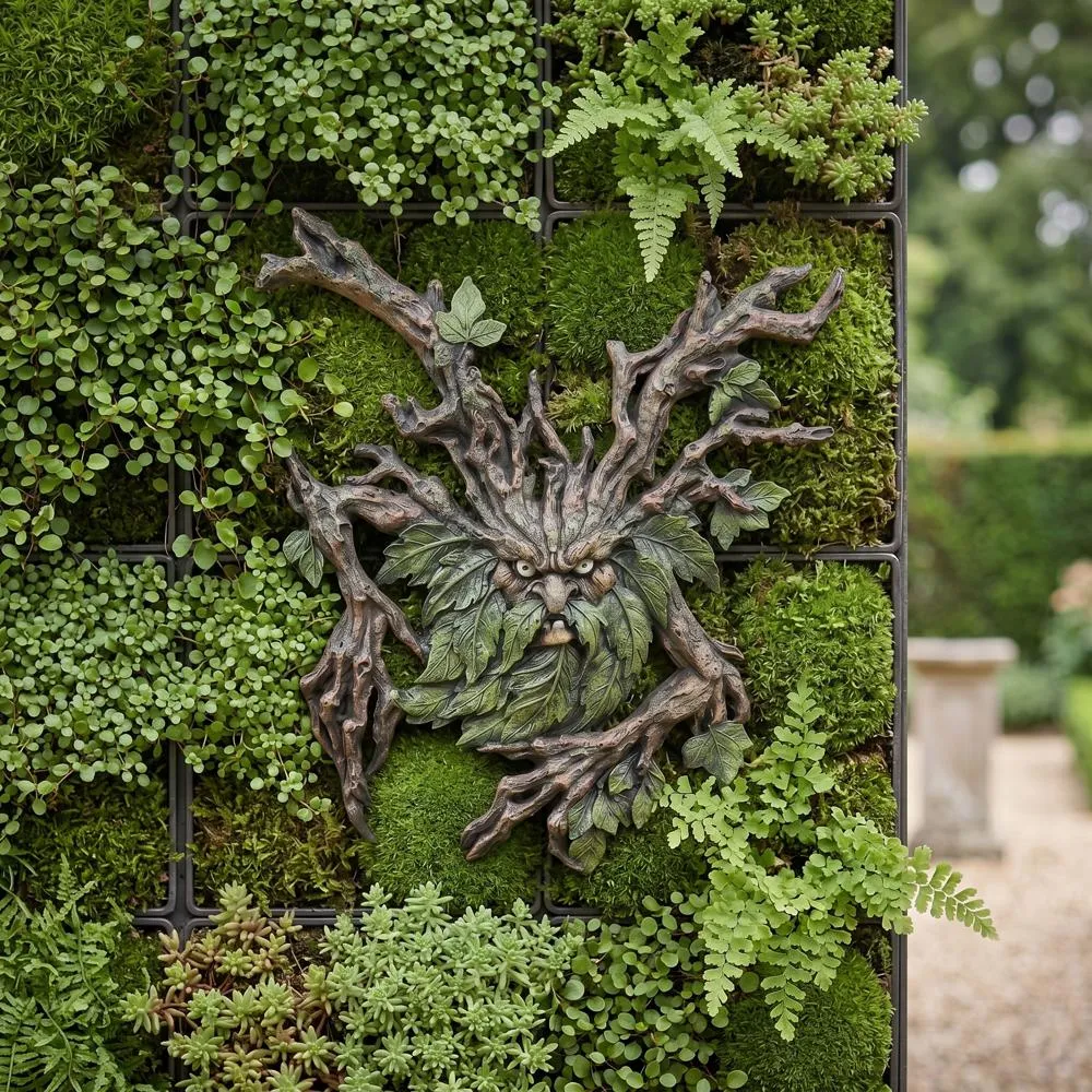 Crotchety Crank Tree Ent Greenman Wall Sculpture