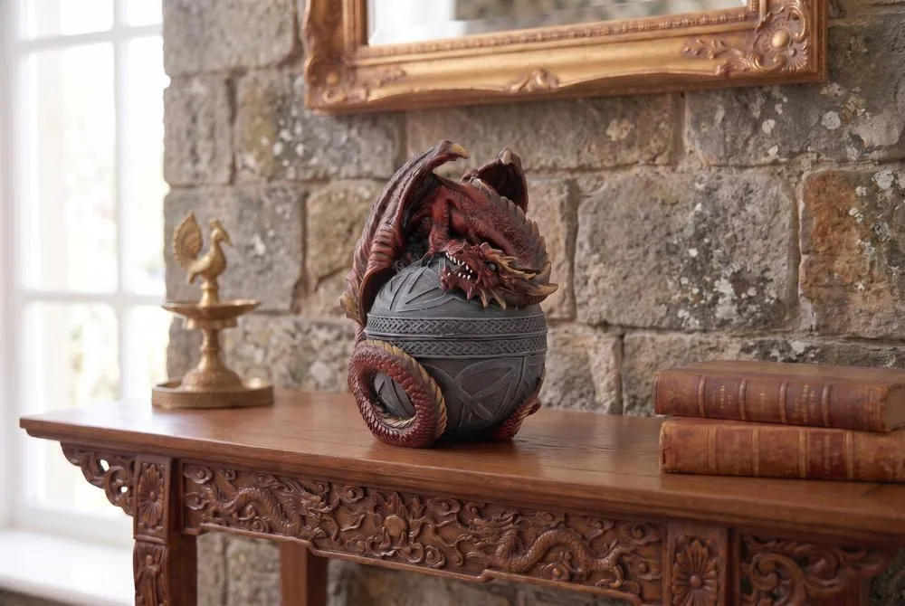Dragon Protector of the Celtic Orb Sculptural Box