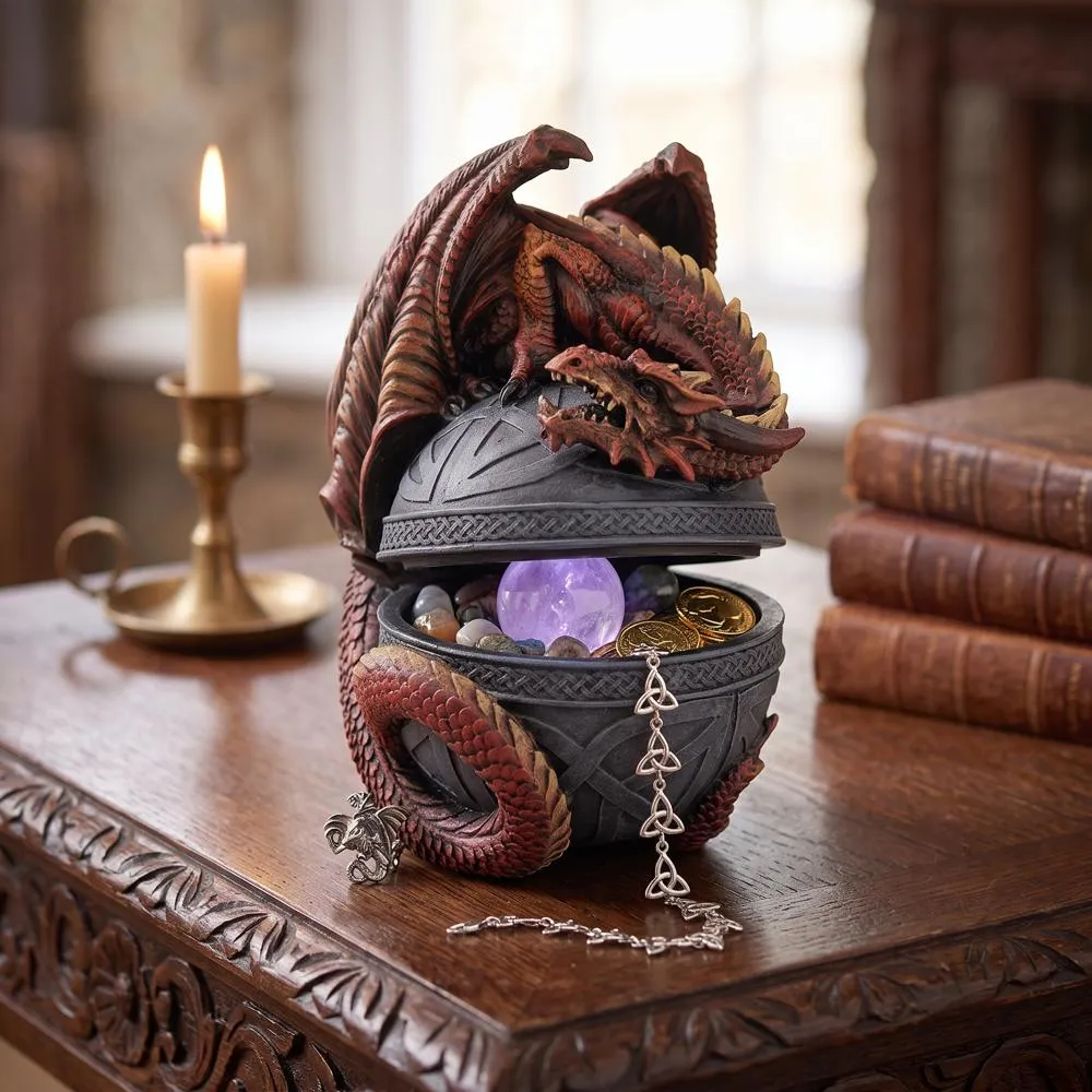 Dragon Protector of the Celtic Orb Sculptural Box