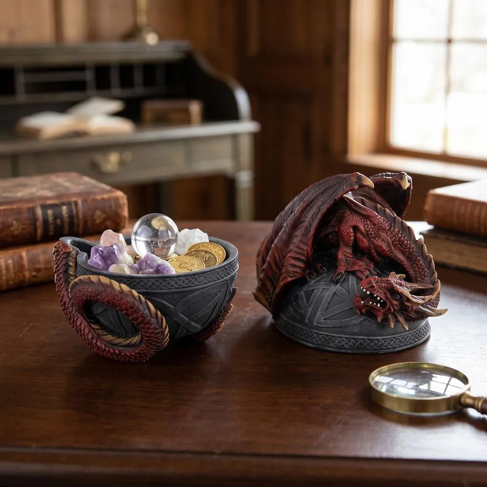 Dragon Protector of the Celtic Orb Sculptural Box