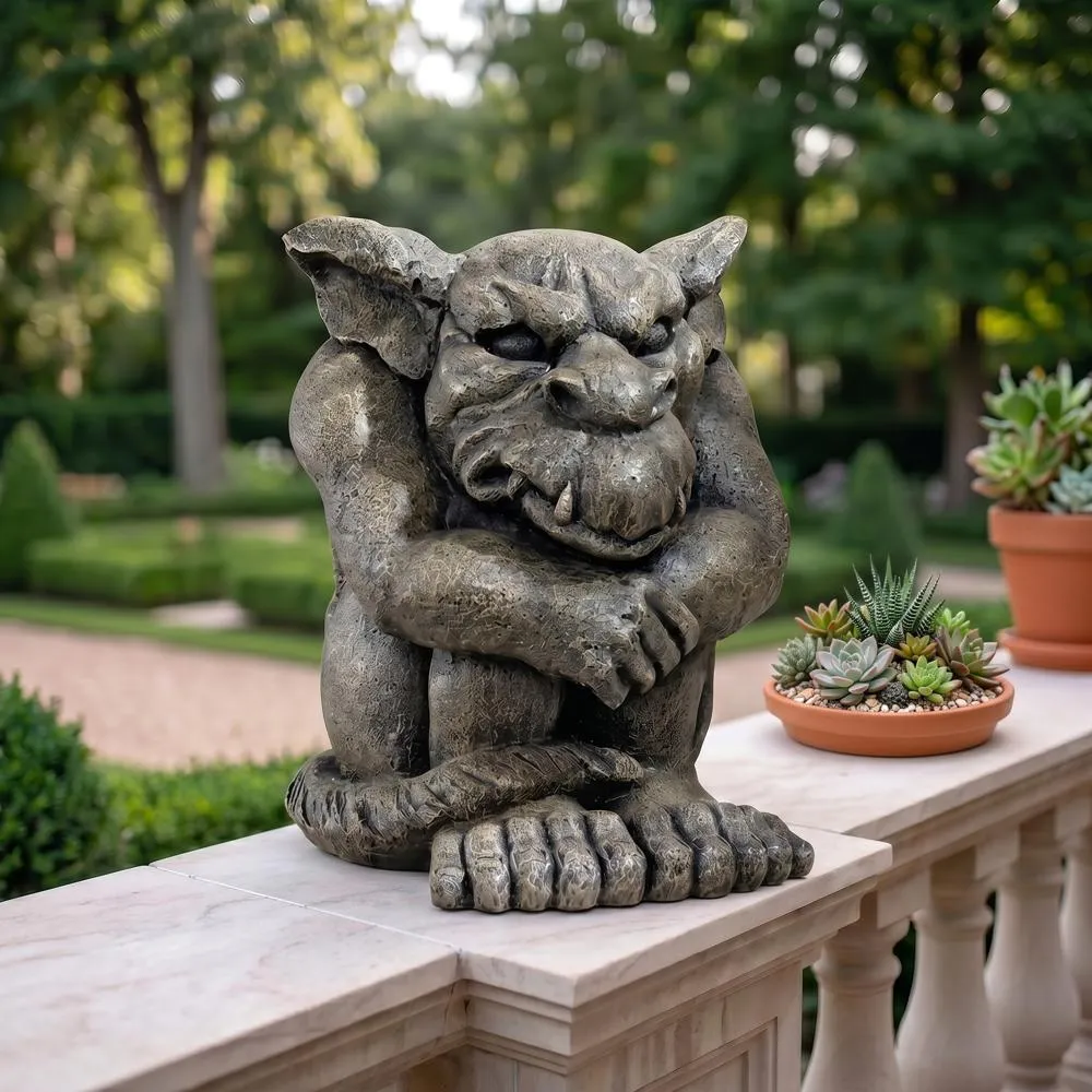 Detest the Rest Gothic Gargoyle Statue