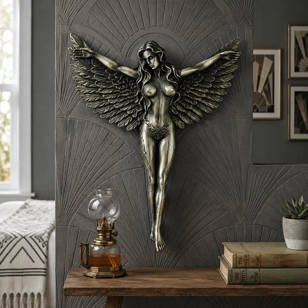 Spirit Dreamer Healing Angel Wall Sculpture