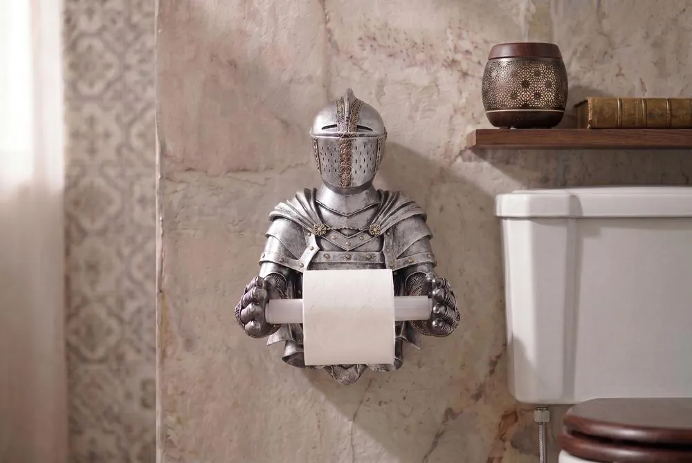 A Knight to Remember Gothic Bath Tissue Holder
