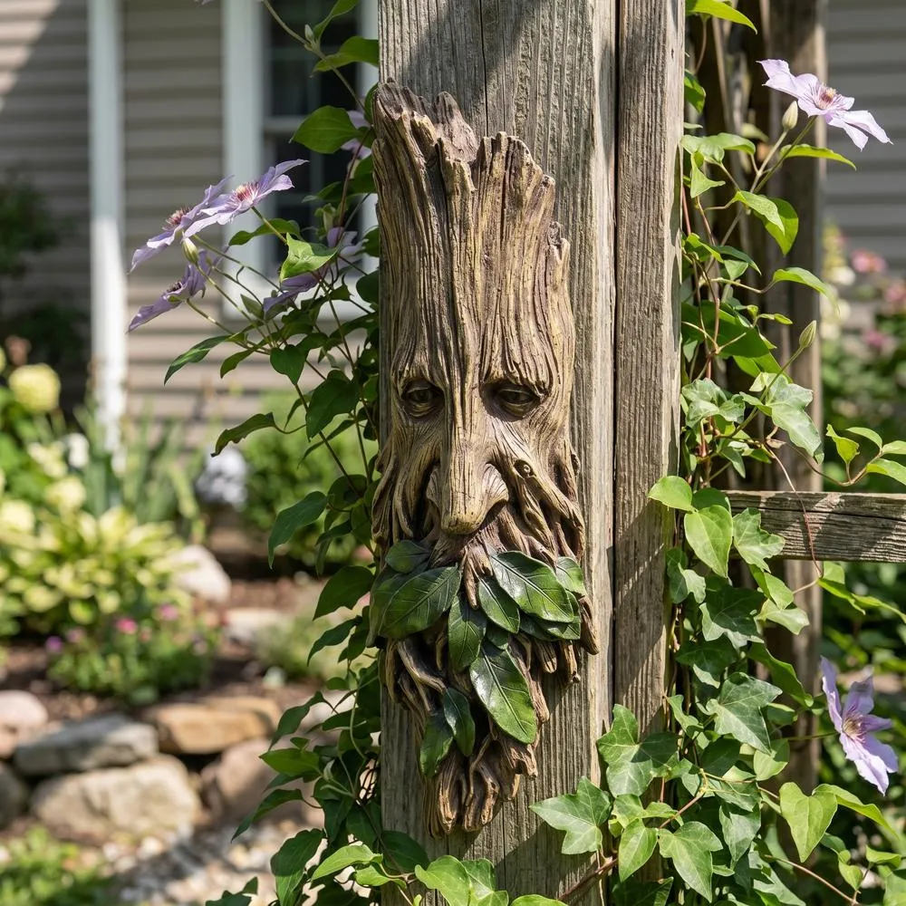 Whispering Wilhelm Tree Ent Wall Sculpture