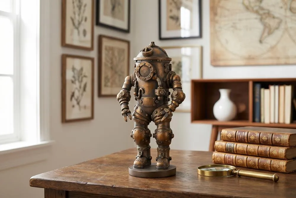 Tritonia Atmospheric Diving Suit Steampunk Statue
