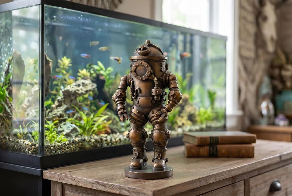 Tritonia Atmospheric Diving Suit Steampunk Statue