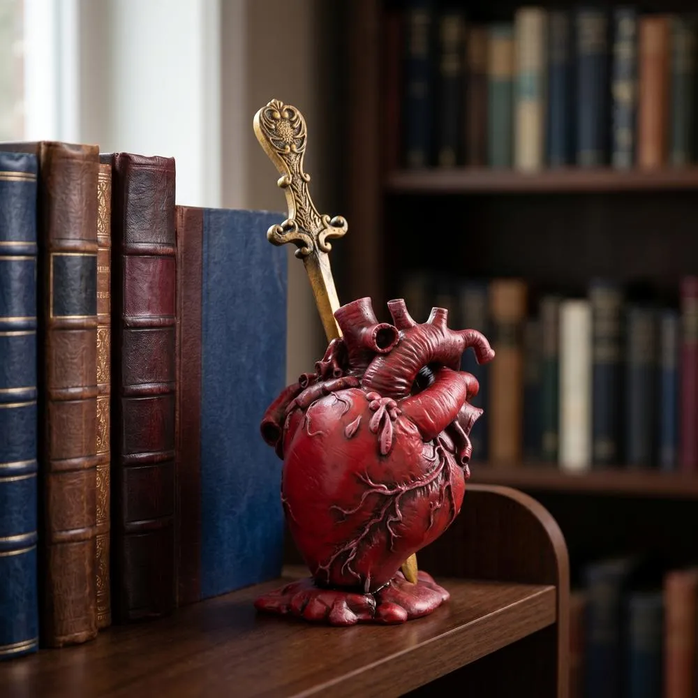 Edgar Allen Poe's Tell-Tale Heart Statue