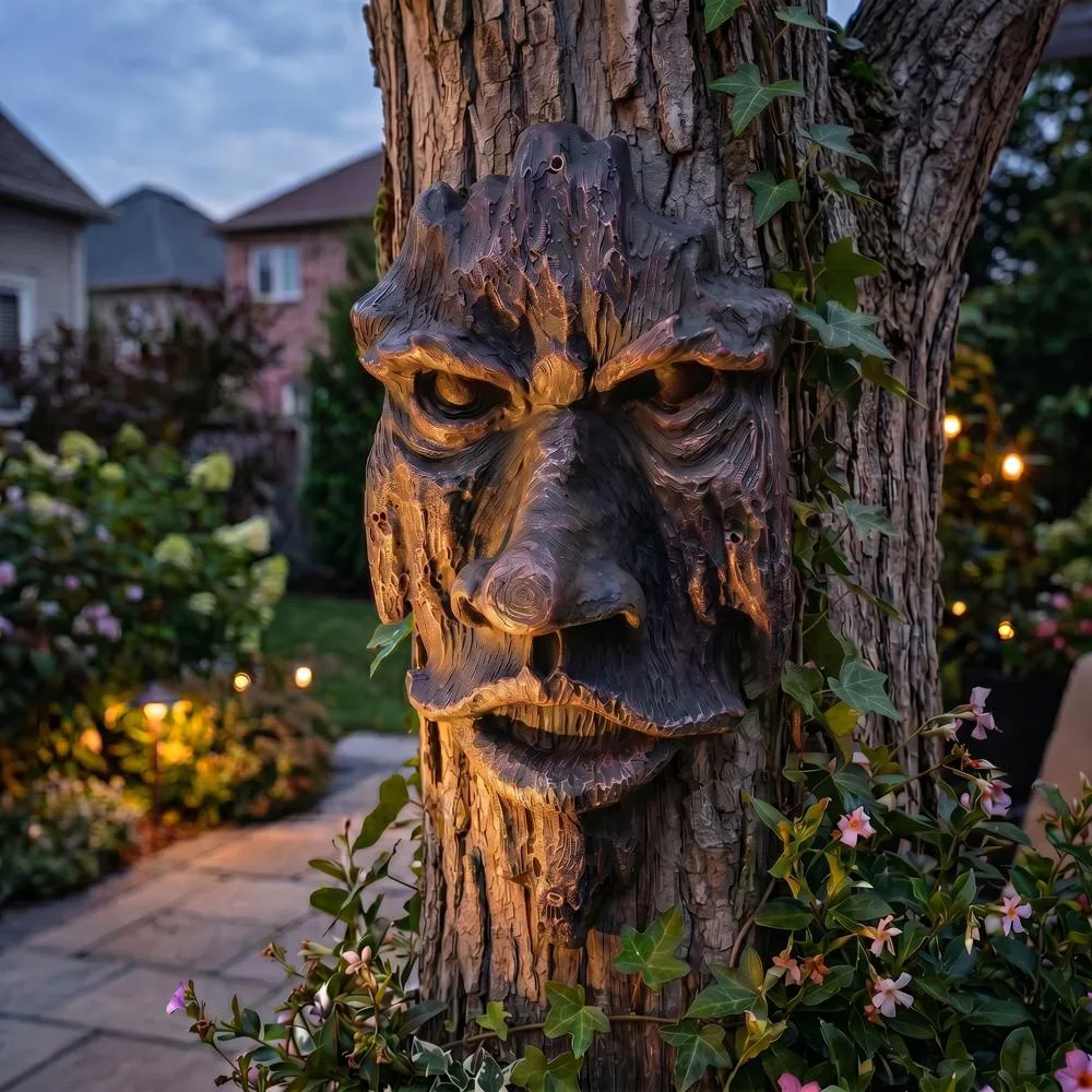 Spirit of Nottingham Woods Greenman Tree Sculpture