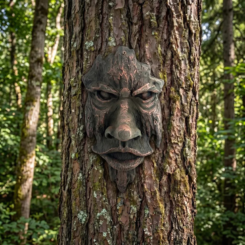 Spirit of Nottingham Woods Greenman Tree Sculpture