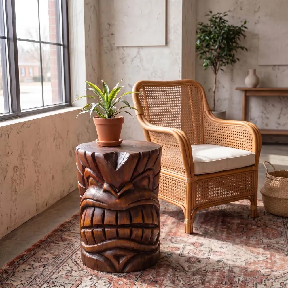 The Kanaloa (Teeth) Grand Tiki Sculptural Table