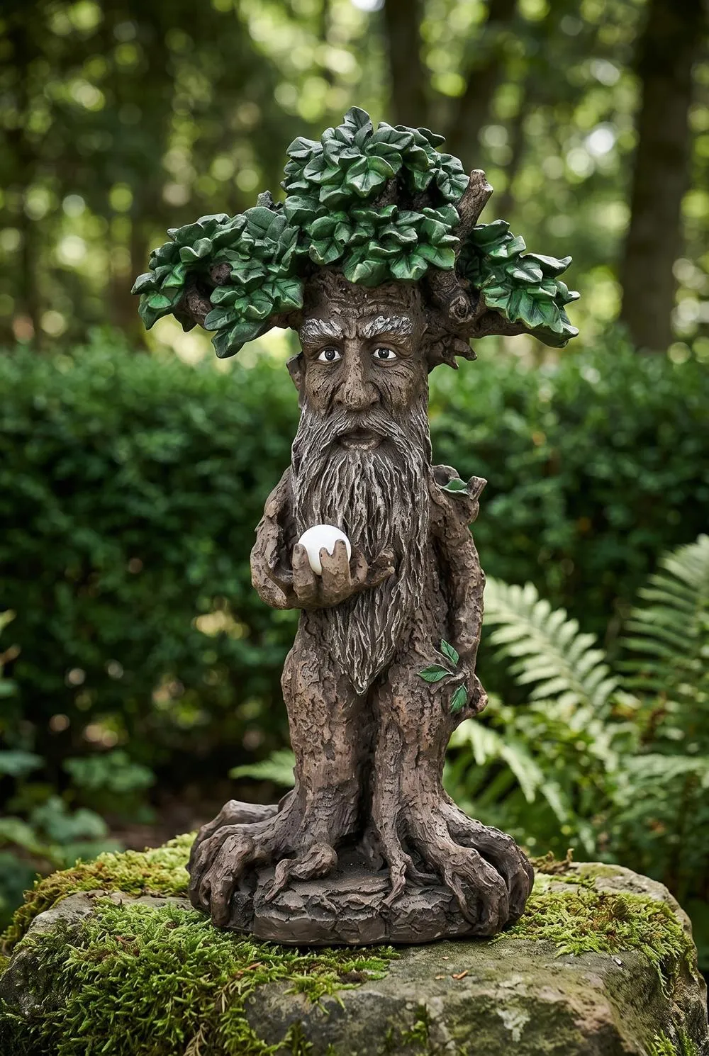 Treebeard Ent with Mystical Orb Statue