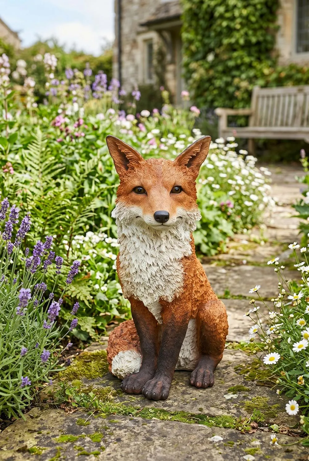 Simon the Fox Garden Statue