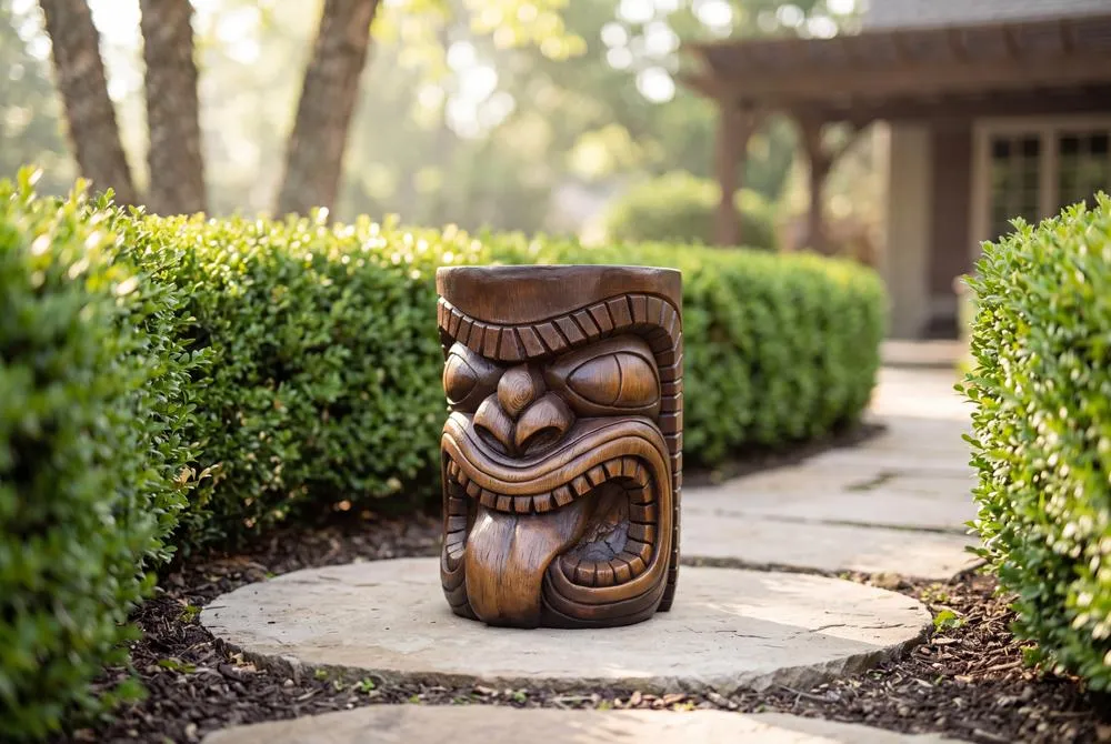 The Lono (Tongue) Grand Tiki Sculptural Table
