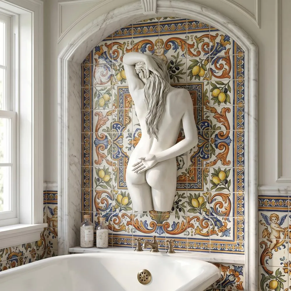Sweet Surrender Nude Wall Sculpture