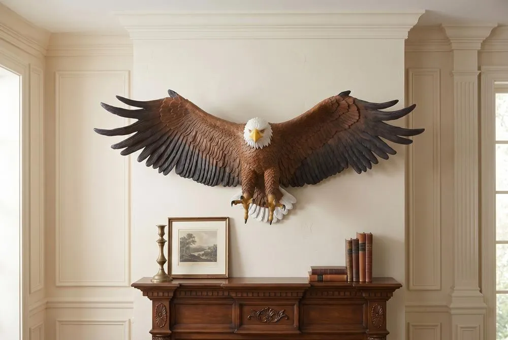 Freedom's Pride American Eagle Wall Sculpture: Grande