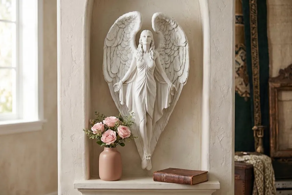 Spiritual Path Angel Wall Sculpture: Each