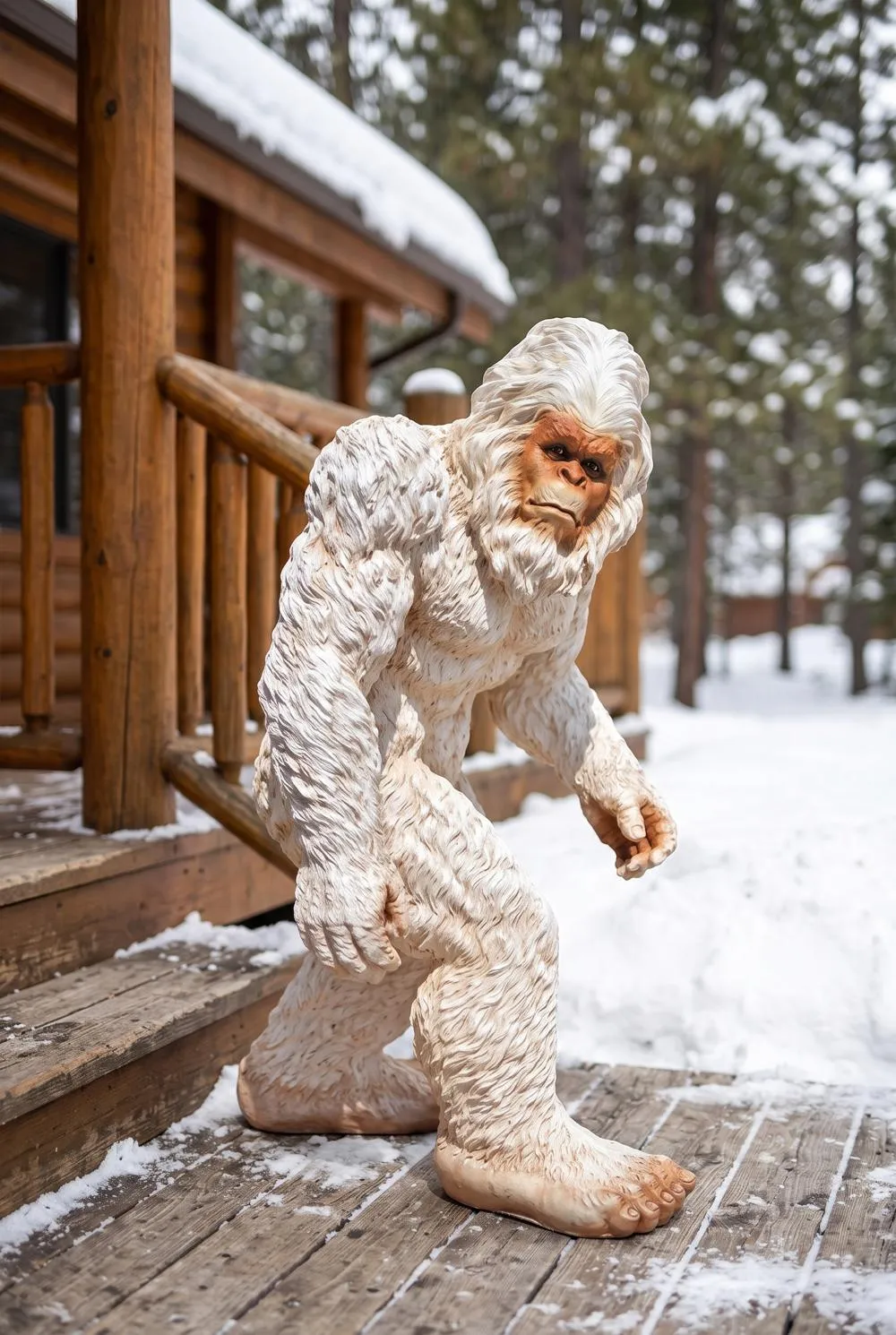 The Abominable Snowman Yeti Statue: Medium