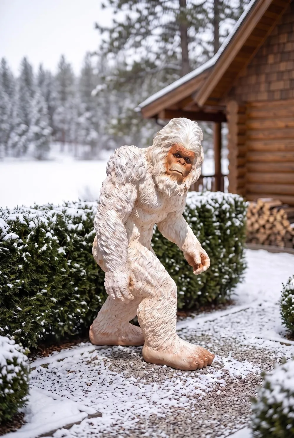 The Abominable Snowman Yeti Statue: Medium