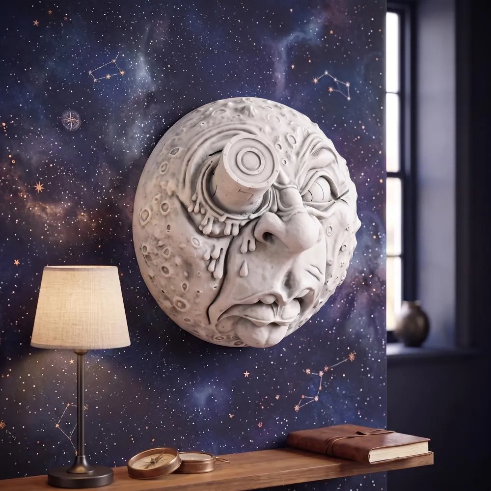 Trip to the Moon Wall Sculpture