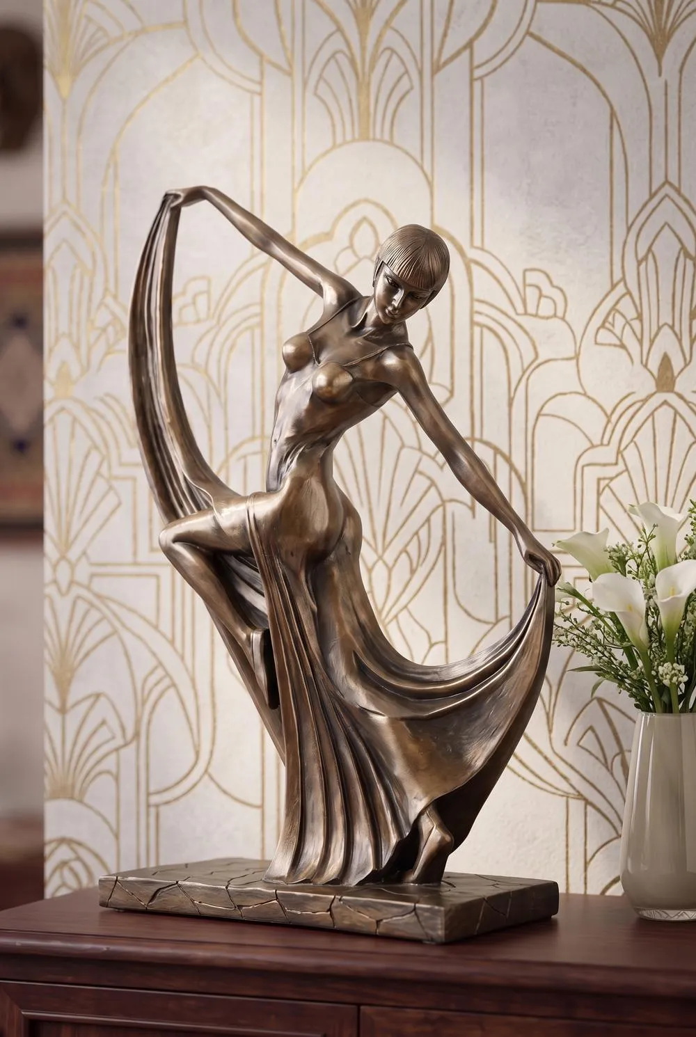 Mistress of the Dance Art Deco Statue