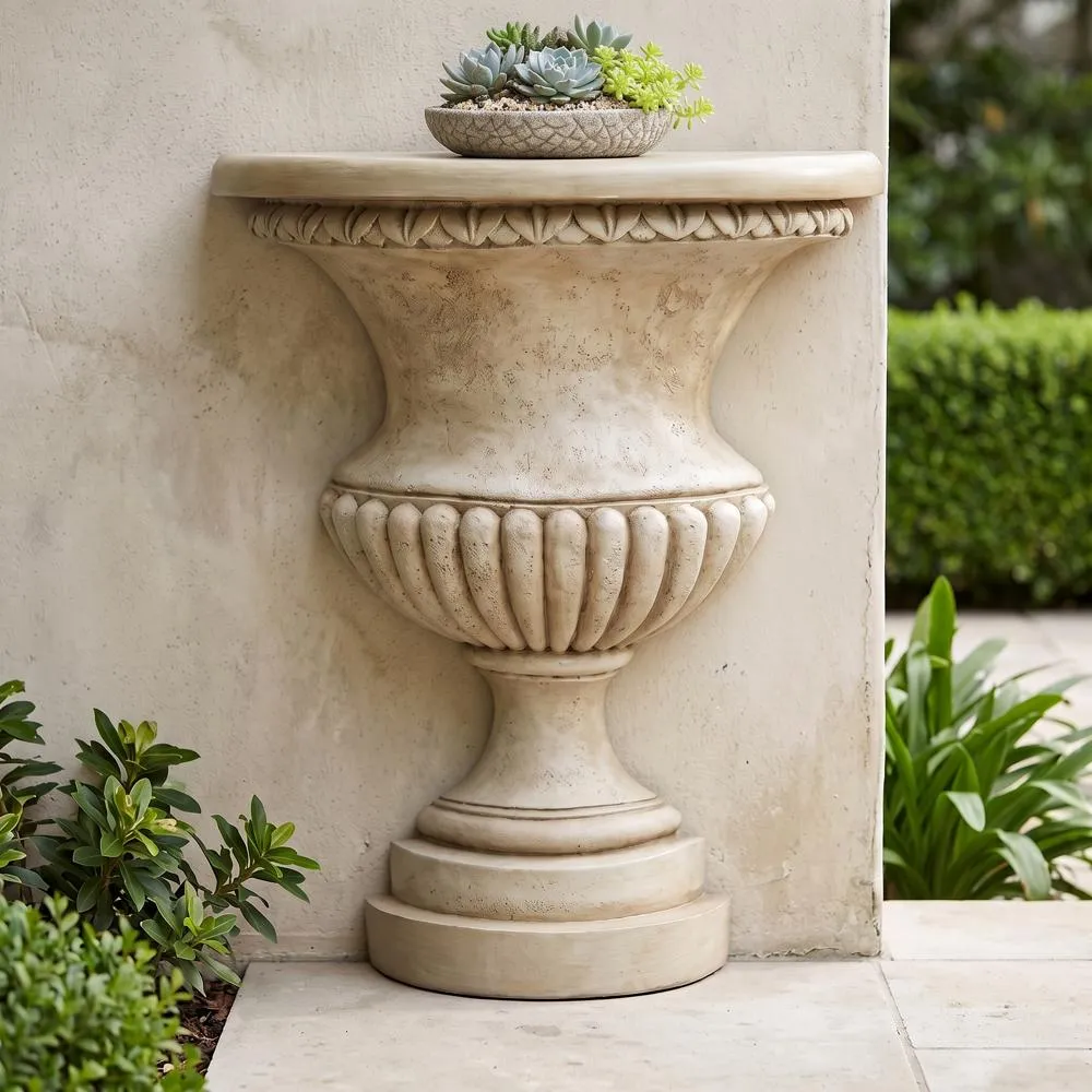 Garden of Versailles Urn Wall Console Table