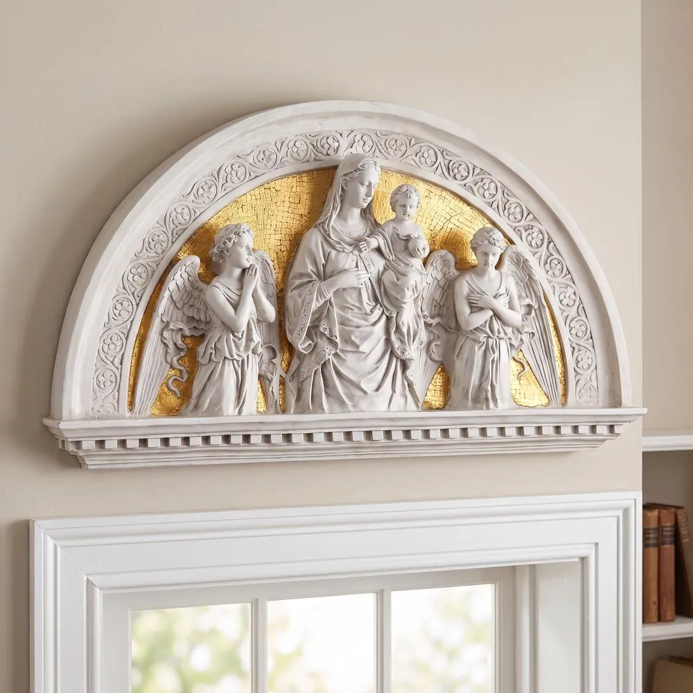 Blessed Union Renaissance Arch Lunetta Wall Sculpture