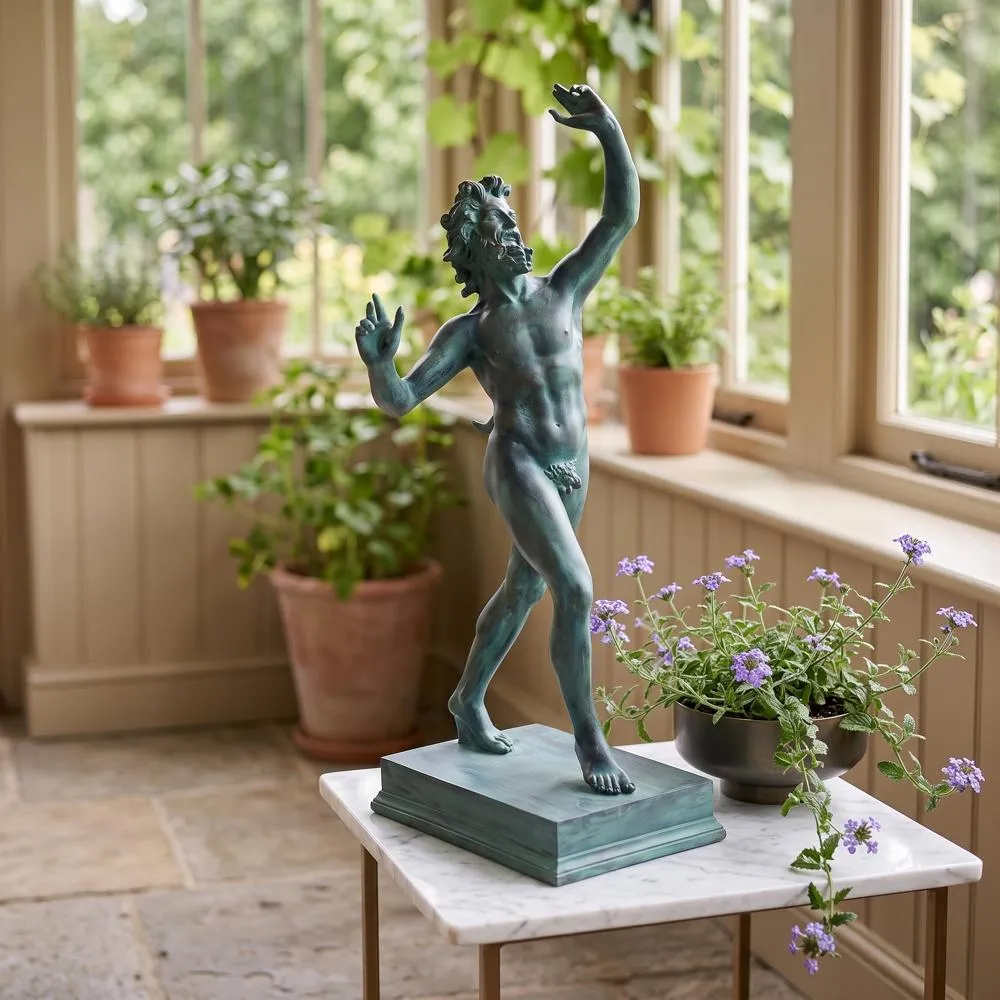 Dancing Faunus of Pompeii Grande Statue