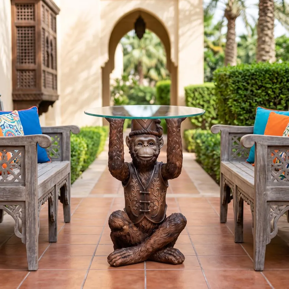 Moroccan Monkey Business Sculptural Side Table