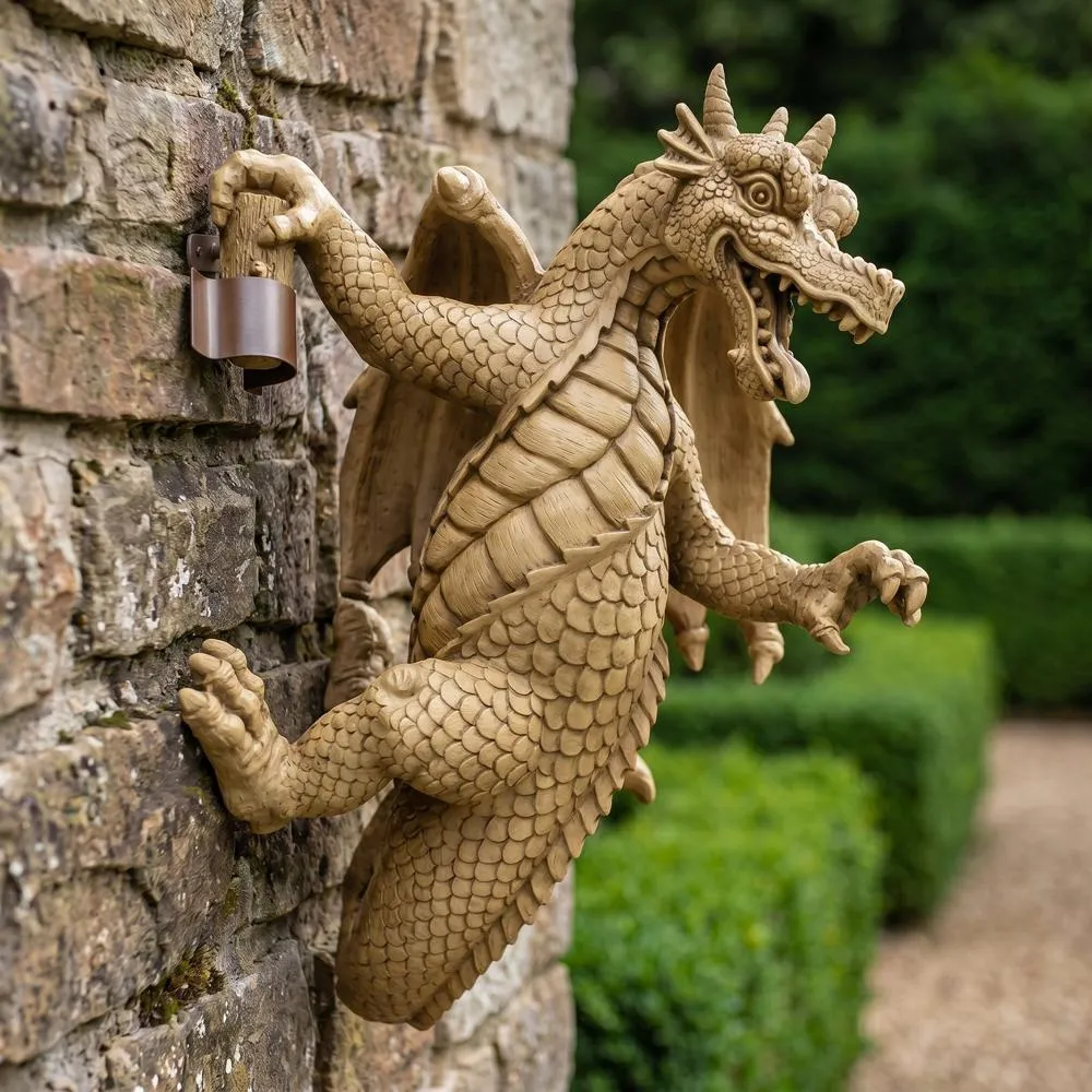 Dread the Dangling Dragon Wall Sculpture