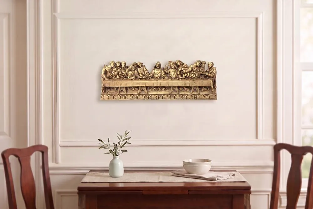 The Last Supper Detailed Version, Leonardo Da Vinci Wall Sculpture