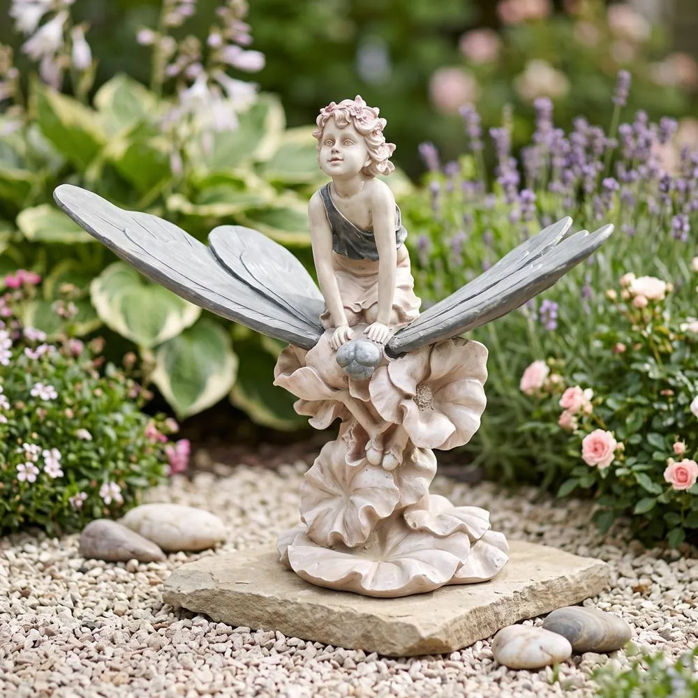 A Fairy's Wondrous Butterfly Ride Statue