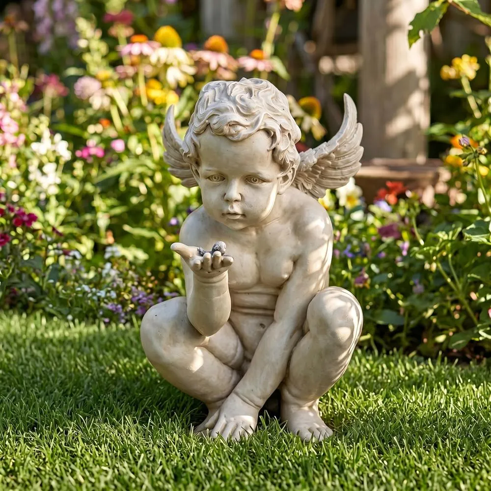 Life's Mysteries Cherub Statue