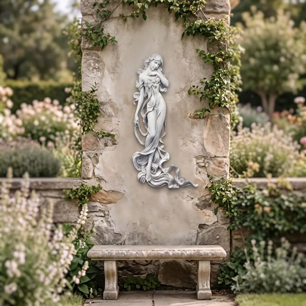 Flora, Goddess of Springtime Wall Sculpture: Each