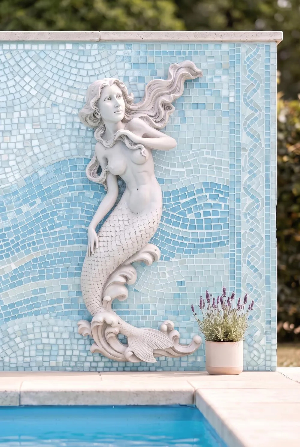 The Mermaid of Langelinie Cove Wall Sculpture