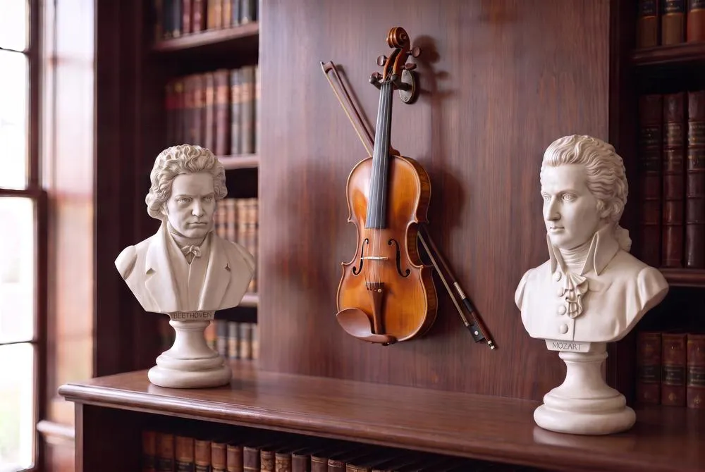 Great Composer Collection: Mozart and Beethoven Sculptures