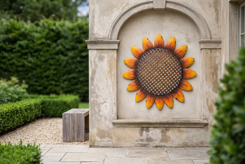 Van Grow Supersized Sunflower Wall Sculpture
